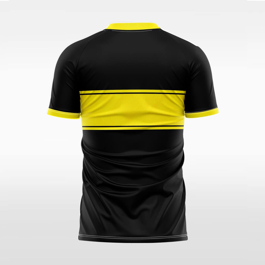 yellow custom soccer jersey for men sublimation