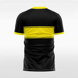 yellow custom soccer jersey for men sublimation