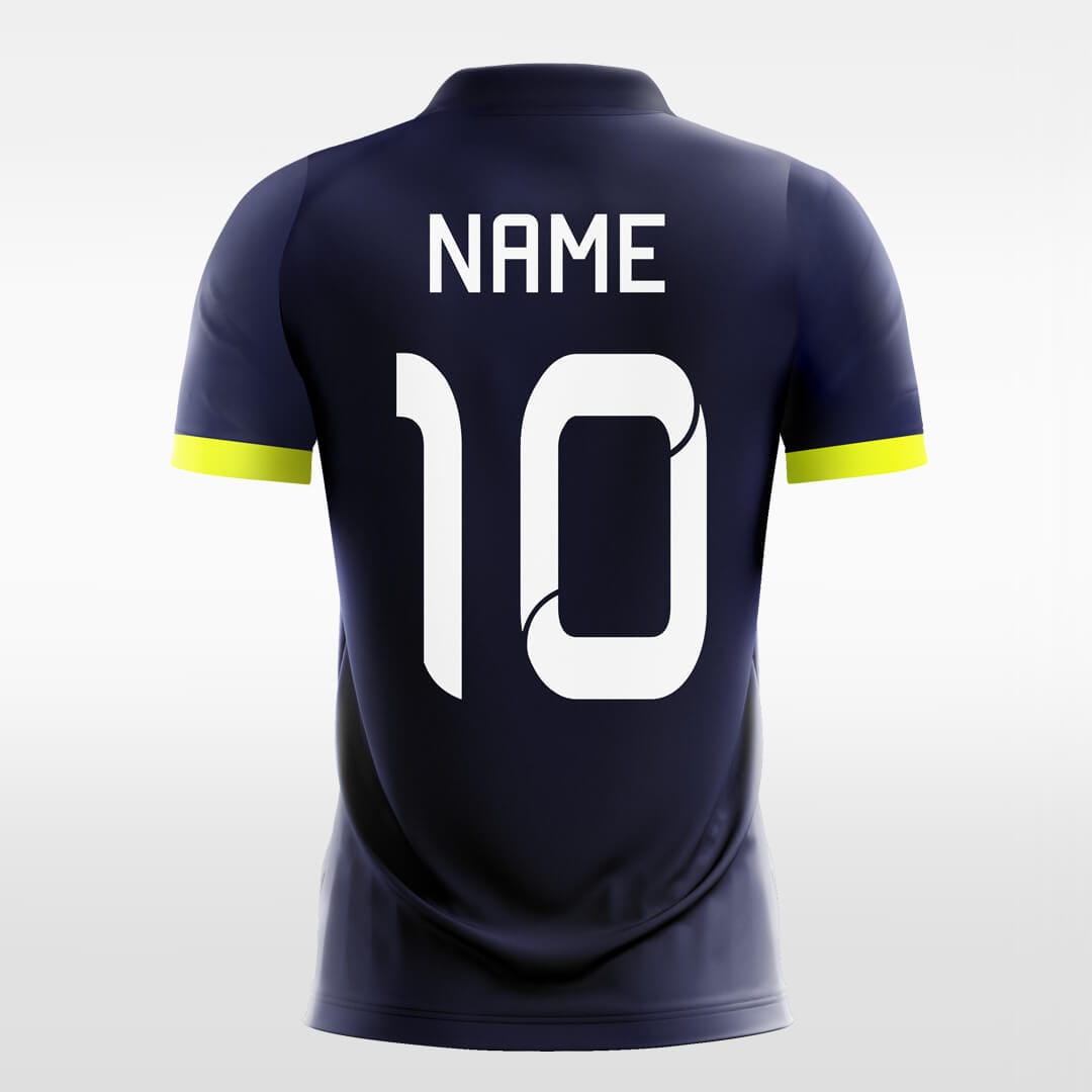 yellow custom soccer jersey