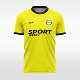 yellow custom soccer jersey