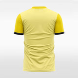 yellow customized men sublimated soccer jersey