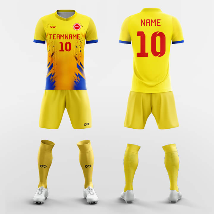 yellow fire soccer jersey