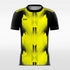 yellow short sleeve soccer jersey