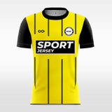 yellow  soccer jersey for men sublimation