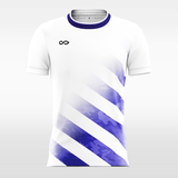 White and Blue Soccer Jerseys for Men